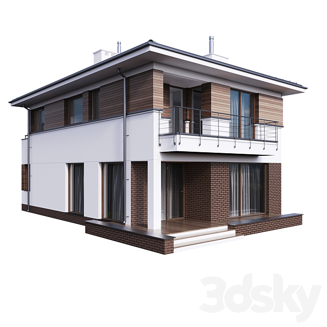 Villa 3DS Max Model - thumbnail 3