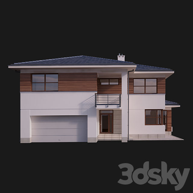 Villa house 3DSMax File - thumbnail 2