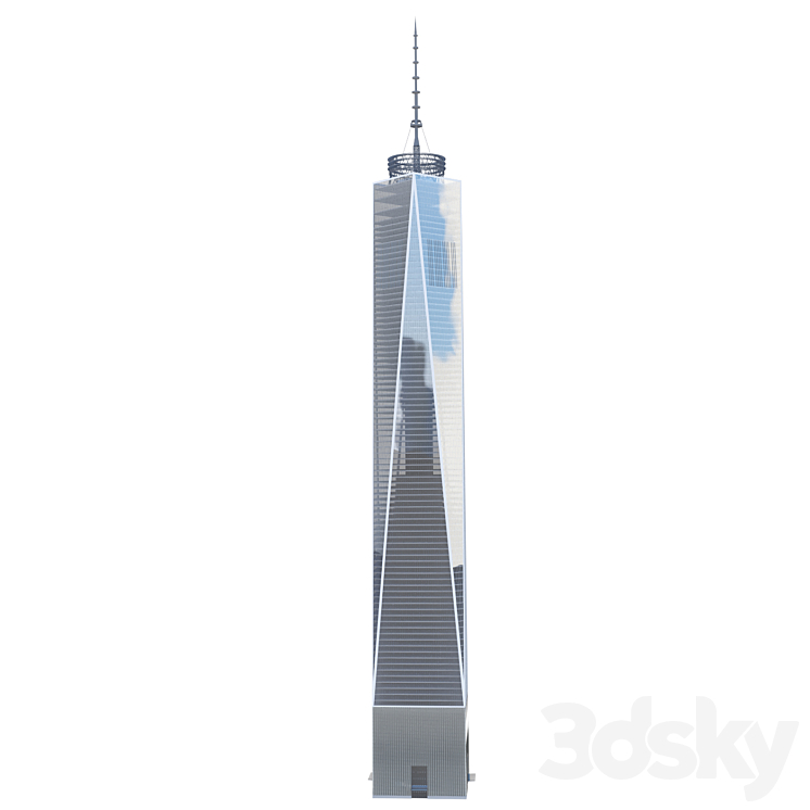 World Trade Center Building 3DS Max - thumbnail 1