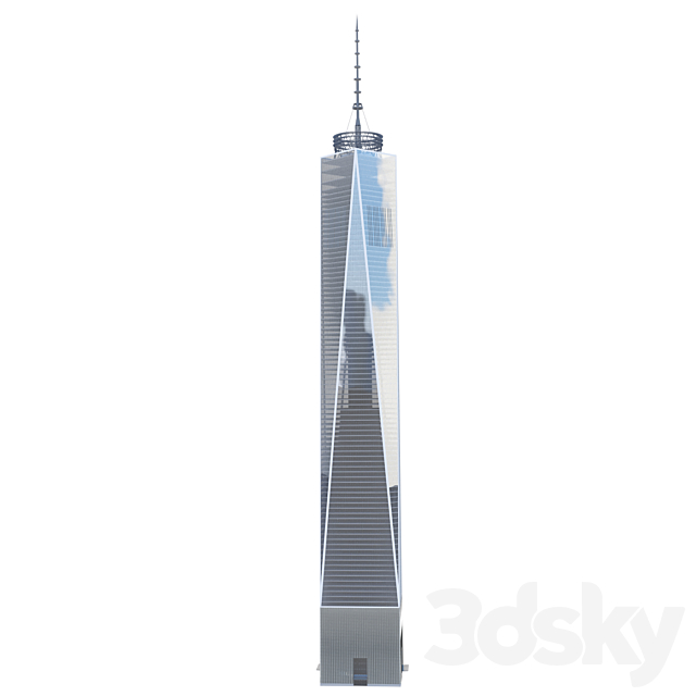 World Trade Center Building 3DSMax File - thumbnail 1