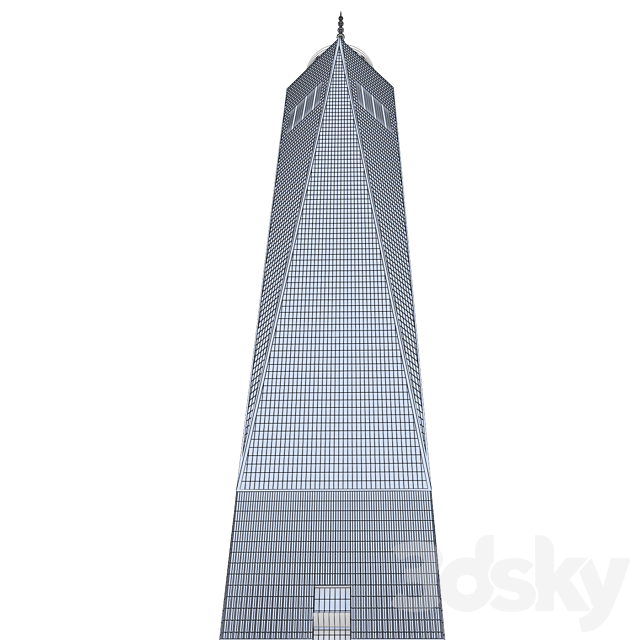 World Trade Center Building 3DSMax File - thumbnail 4