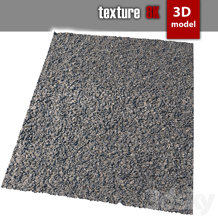 279 Beach Pebble 3DS Max - thumbnail 1