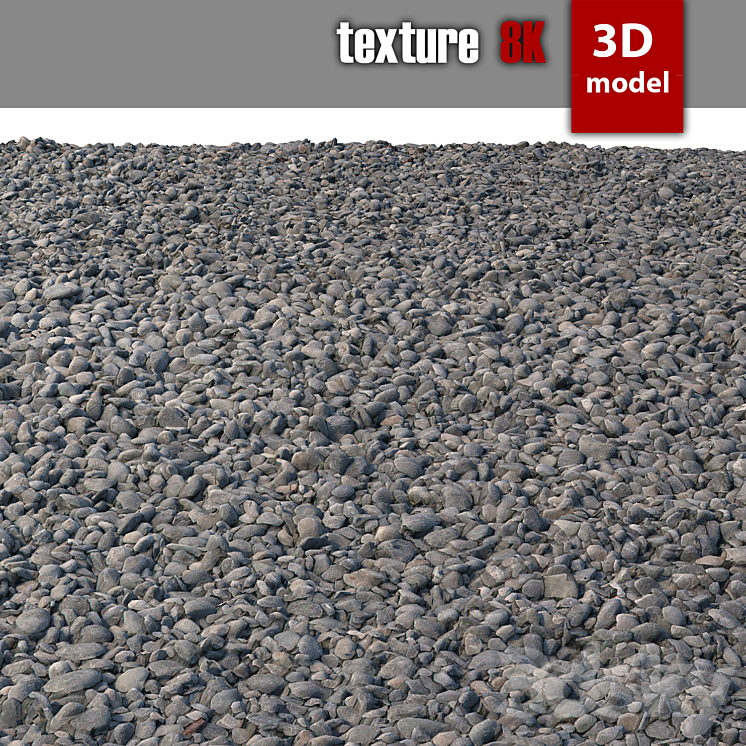 279 Beach Pebble 3DS Max - thumbnail 2