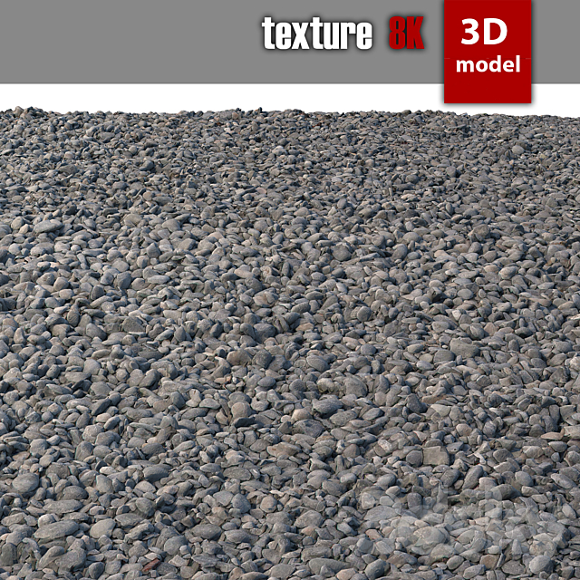 279 Beach Pebble 3DSMax File - thumbnail 2