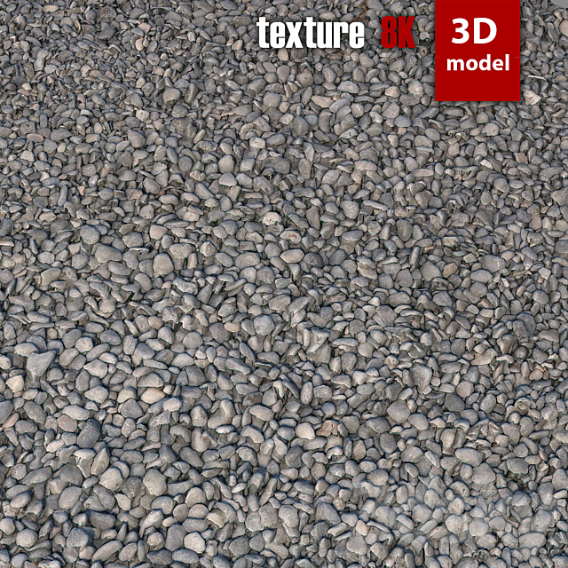 279 Beach Pebble 3DSMax File - thumbnail 3