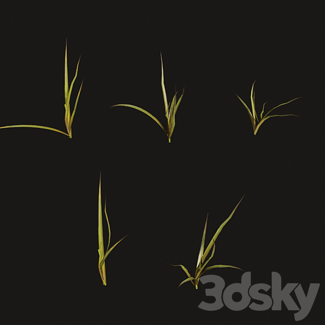 4 stump and grass 3ds Max - thumbnail 2