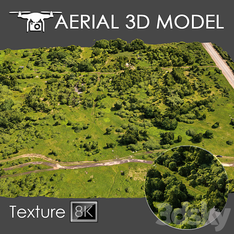 Aerial scan 8 3DS Max - thumbnail 1