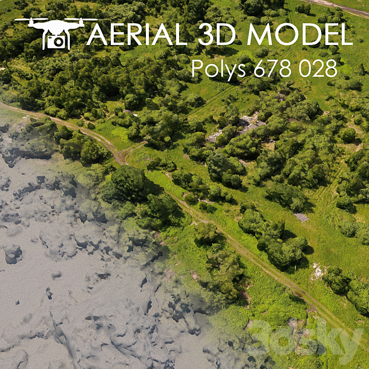 Aerial scan 8 3DS Max - thumbnail 2