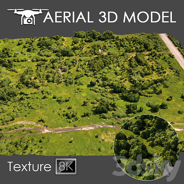 Aerial scan 8 3DS Max Model - thumbnail 1