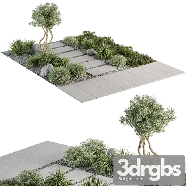 Architecture Environment With Plants Set 29 3dsmax Download - thumbnail 1