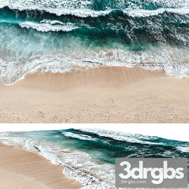 Beach and Sea 3dsmax Download - thumbnail 1