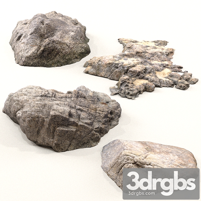 Beach rocks 3dsmax Download - thumbnail 1