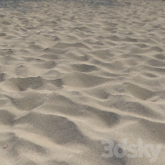 Beach sand 3DS Max Model - thumbnail 3