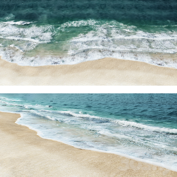 Beach waves 3DS Max - thumbnail 1