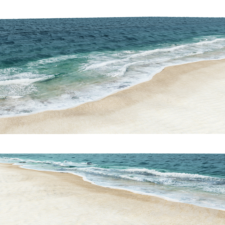 Beach waves 3DS Max - thumbnail 2