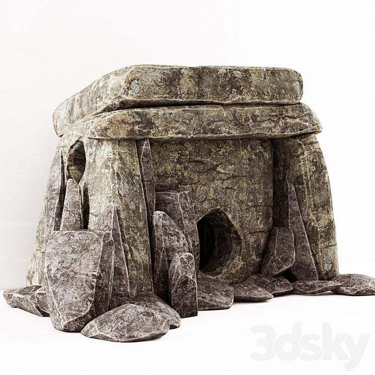 Dolmen megalite 3DS Max - thumbnail 1