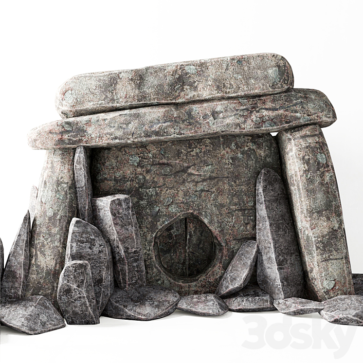 Dolmen megalite 3DS Max - thumbnail 2