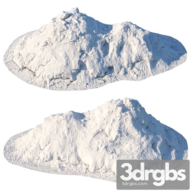 Double Snowdrift 150cm 3dsmax Download - thumbnail 1