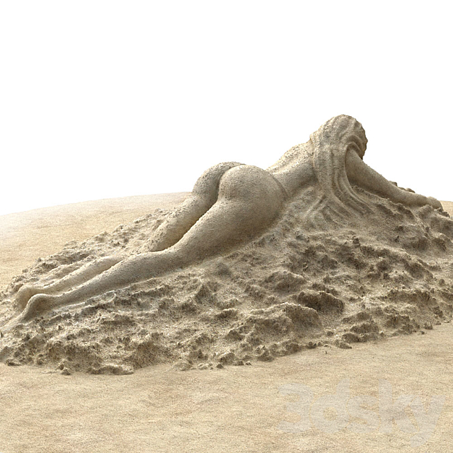 Figure of sand 3ds Max - thumbnail 1