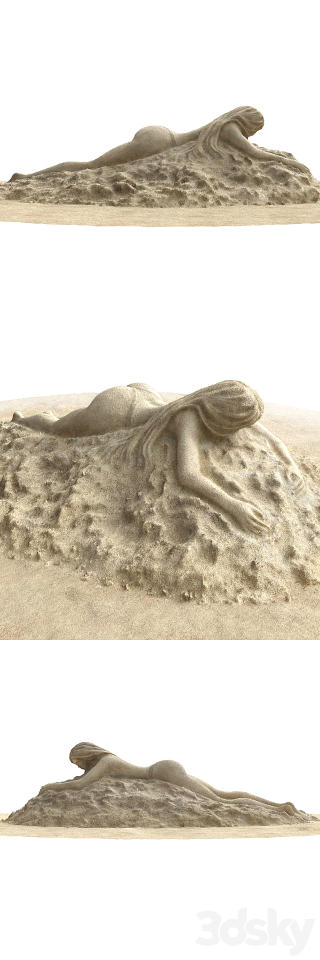 Figure of sand 3ds Max - thumbnail 2