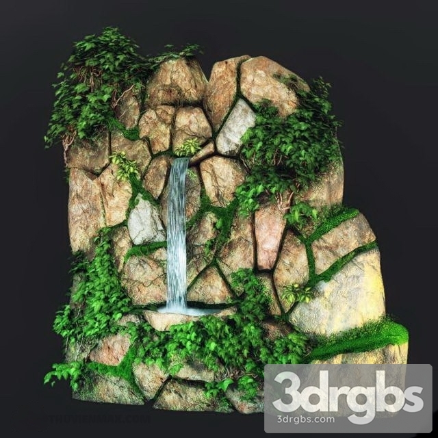 Fountain Rockery 3dsmax Download - thumbnail 1