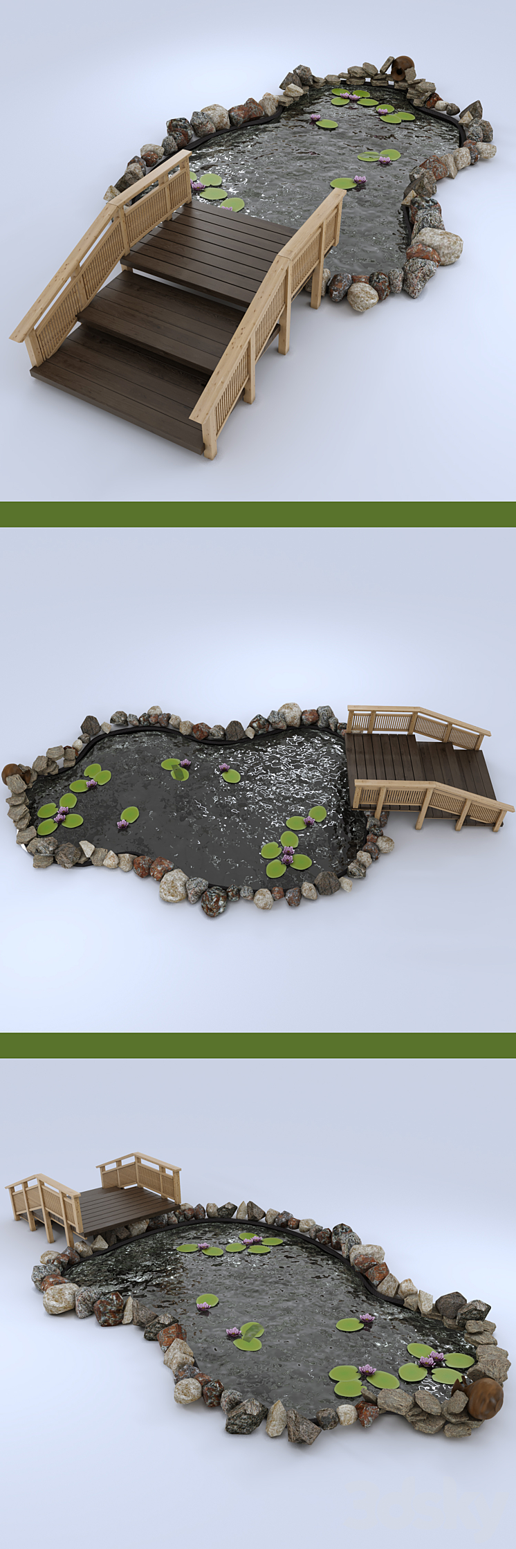 Garden Pond 3DS Max - thumbnail 2