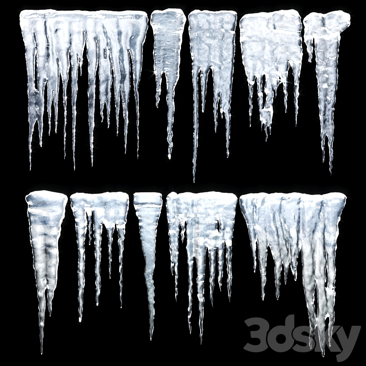 Icicles 3DS Max - thumbnail 1