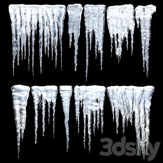 Icicles 3DSMax File - thumbnail 1