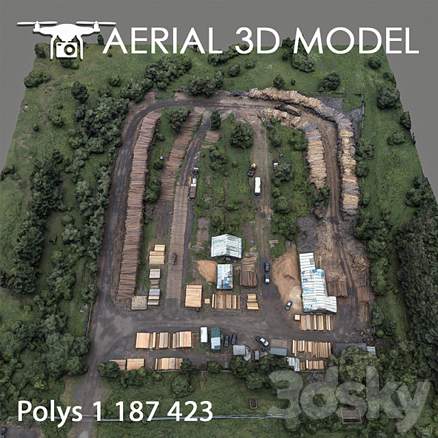 Industrial zone 59 3DSMax File - thumbnail 4