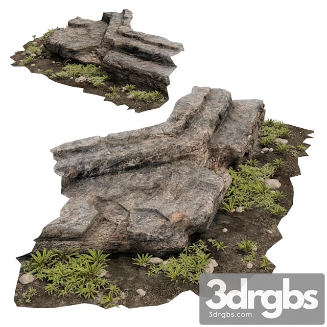 Kamen Stone L02 Sostavnaia Model 3dsmax Download - thumbnail 1