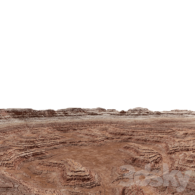 Landscape canyon 3DSMax File - thumbnail 2