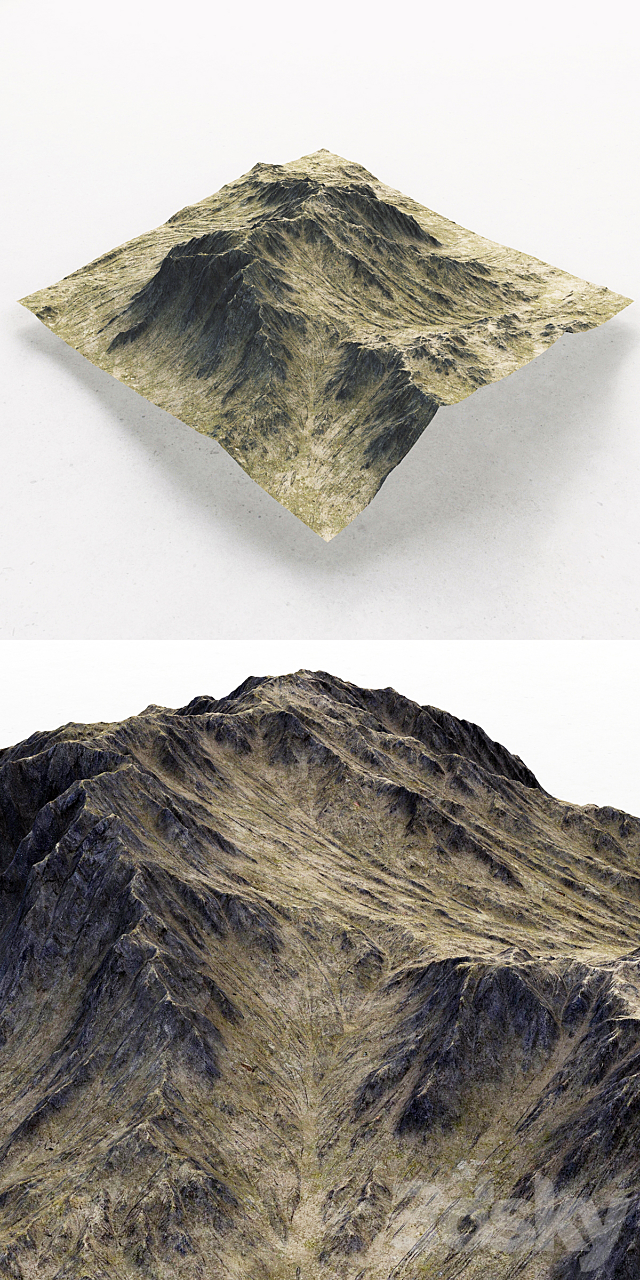 Landscape mountains 3DSMax File - thumbnail 2