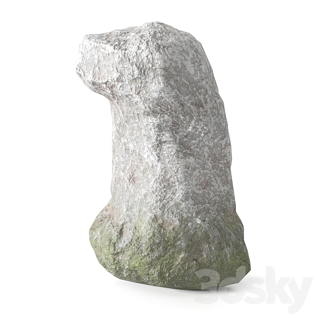 Low Poly Stones Set 02 3ds Max - thumbnail 2