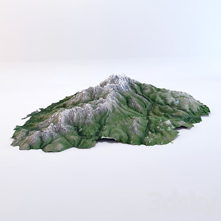 Mountain Beluha 3DS Max - thumbnail 1