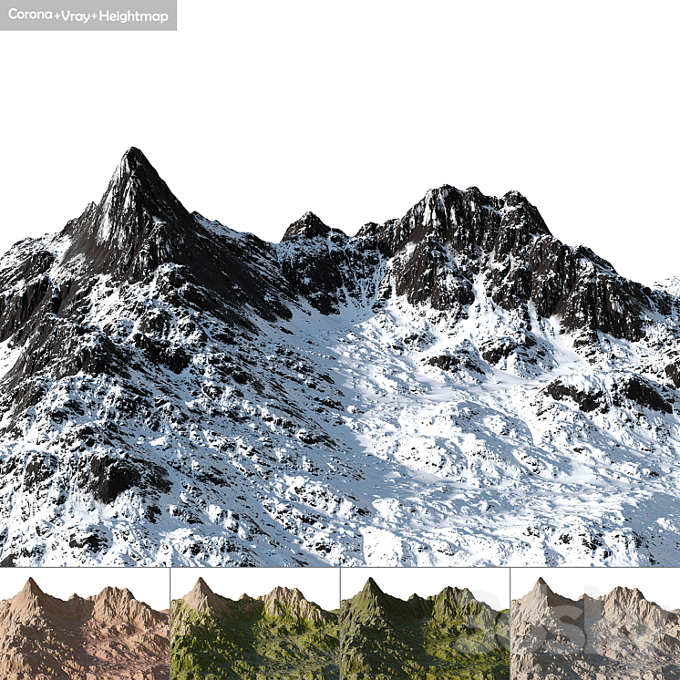 mountain vol 2 3DS Max - thumbnail 1