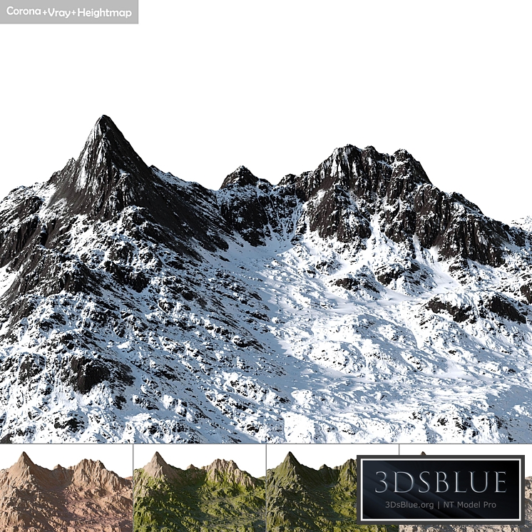 mountain vol 2 3DS Max - thumbnail 3