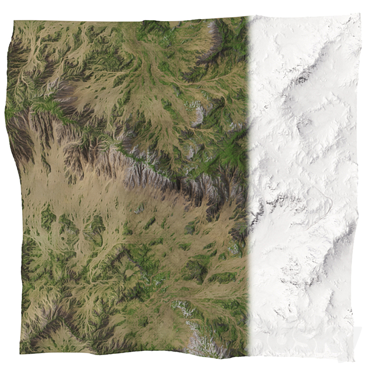 Mountains Terrain – 3 textures 3DS Max - thumbnail 2