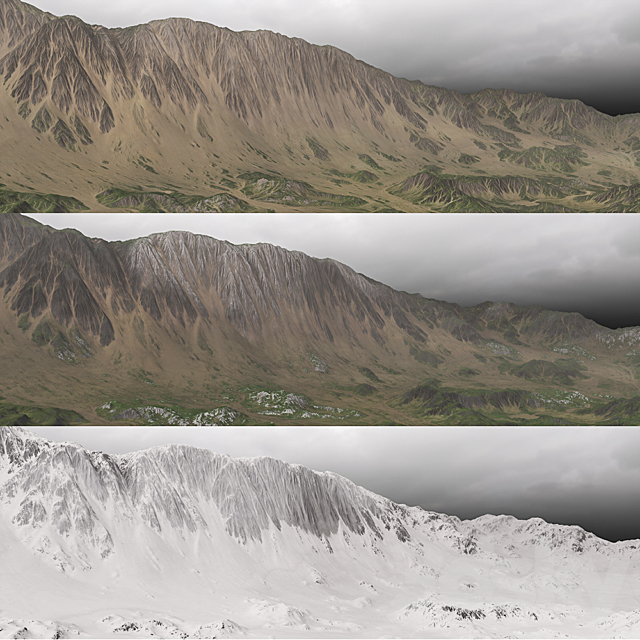 Mountains Terrain – 3 textures 3DSMax File - thumbnail 3