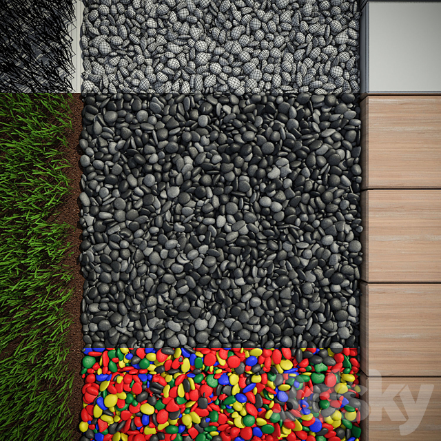 Pebble 3DSMax File - thumbnail 2