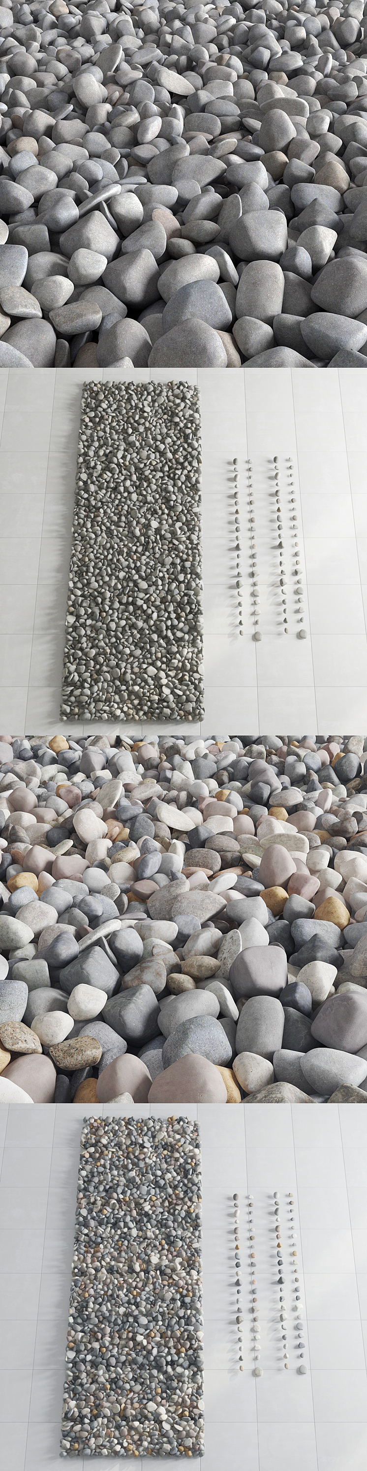 Pebble color road 3DS Max - thumbnail 2