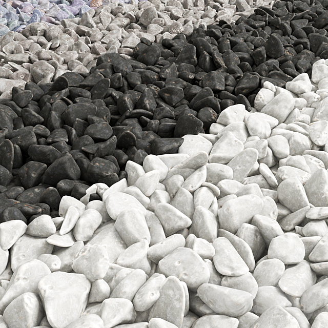 Pebble river collection 3DSMax File - thumbnail 1