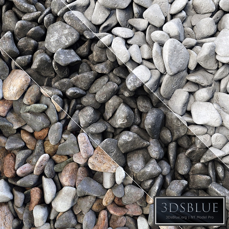 Pebble sea n5 3DS Max - thumbnail 3