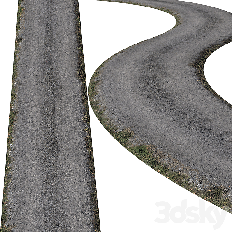 Road \\ Asphalt 3DS Max - thumbnail 1