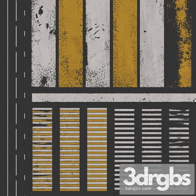 Road Markings 3dsmax Download - thumbnail 1