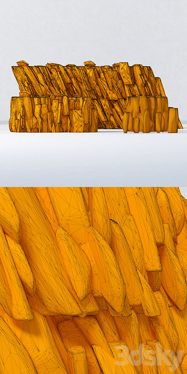 Rock sea _ Sea rock 3DS Max Model - thumbnail 3