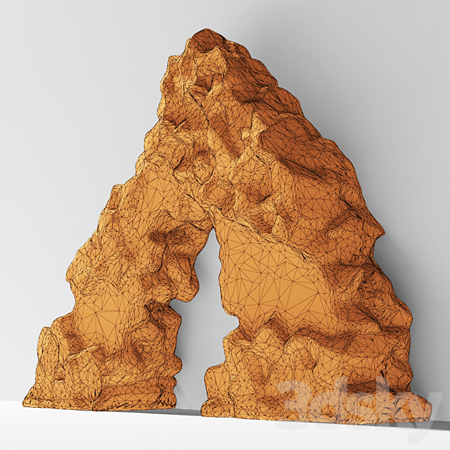 Rock sea arch 3ds Max - thumbnail 3