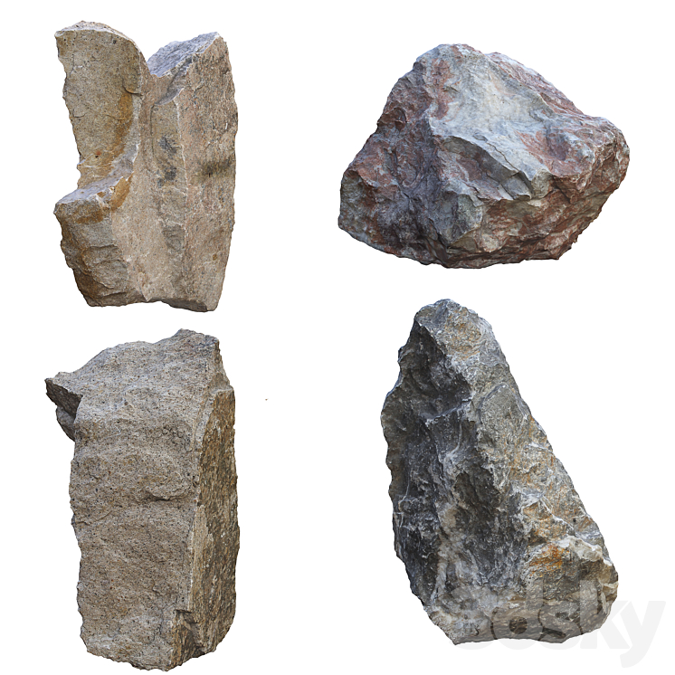 Rock_Stones 3DS Max - thumbnail 1