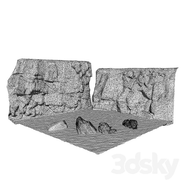 Rocks 3DS Max Model - thumbnail 2