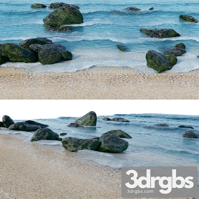 Sea Shore 3dsmax Download - thumbnail 1