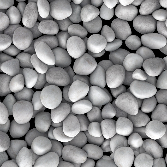 Small decorative gravel # 2 3DSMax File - thumbnail 2